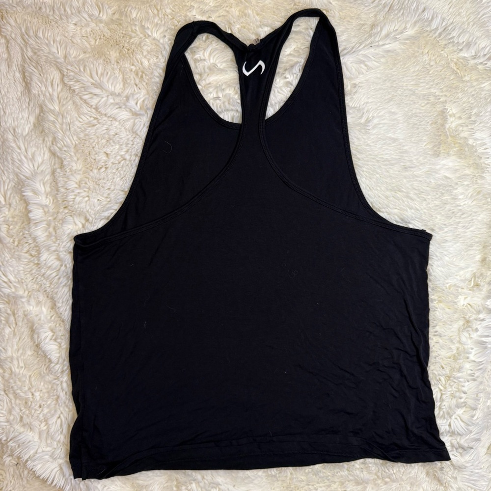 NWOT - TLF Men's Black stringer Tank Top XL - Picture 3 of 6